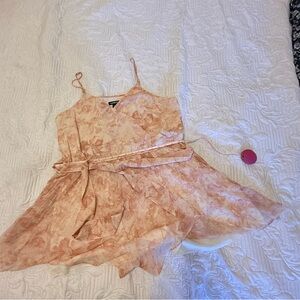 Express Blush Floral Dress